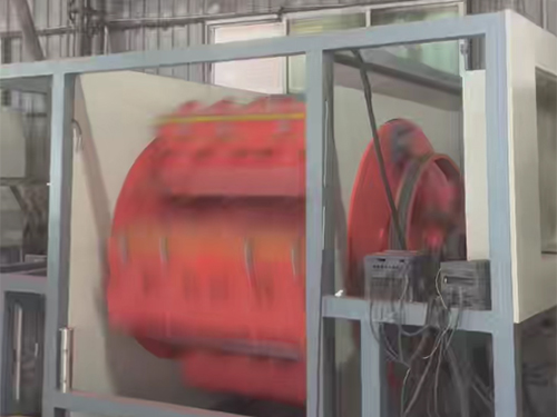 干式溜光机测试